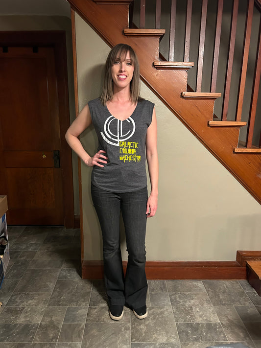 GCO Women's Tee in Charcoal